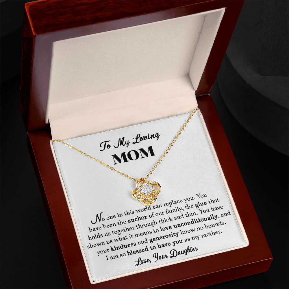 to Me You Are My Anchor- Gift to Mom 18K Yellow Gold Finish / Standard Box