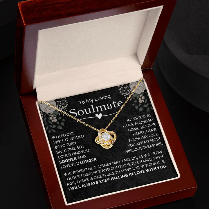 To My Loving Soulmate Forever Love Necklace