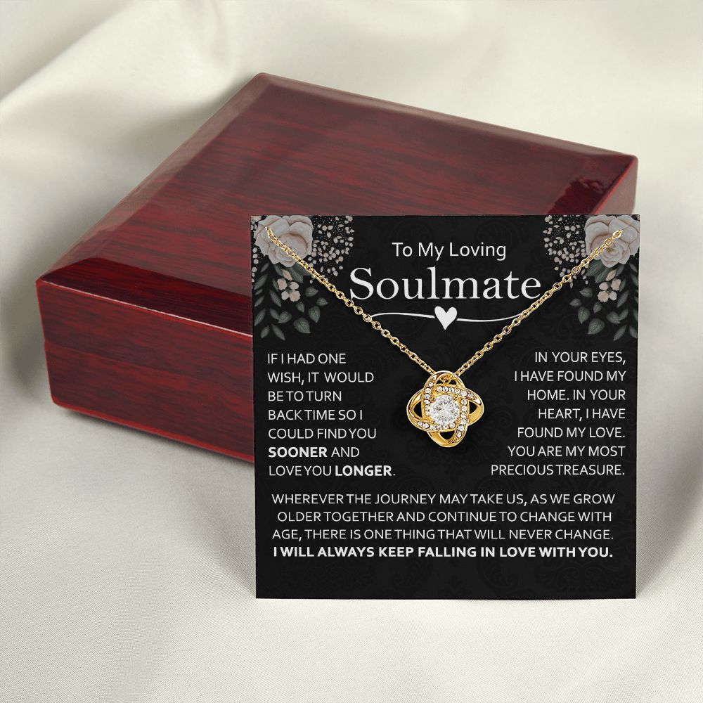 To My Loving Soulmate Forever Love Necklace