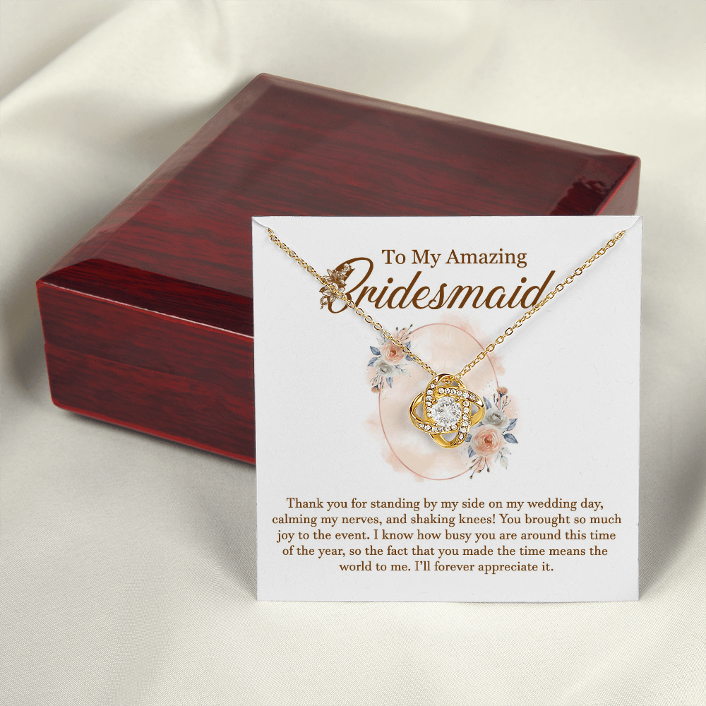 Bridesmaid Thank You Necklace Gift Box