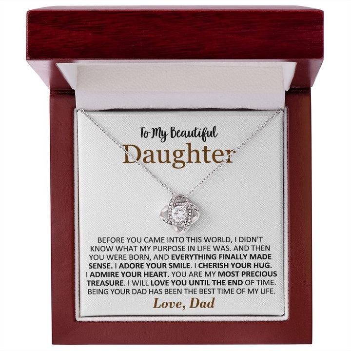 To My Daughter – Purpose & Love Necklace