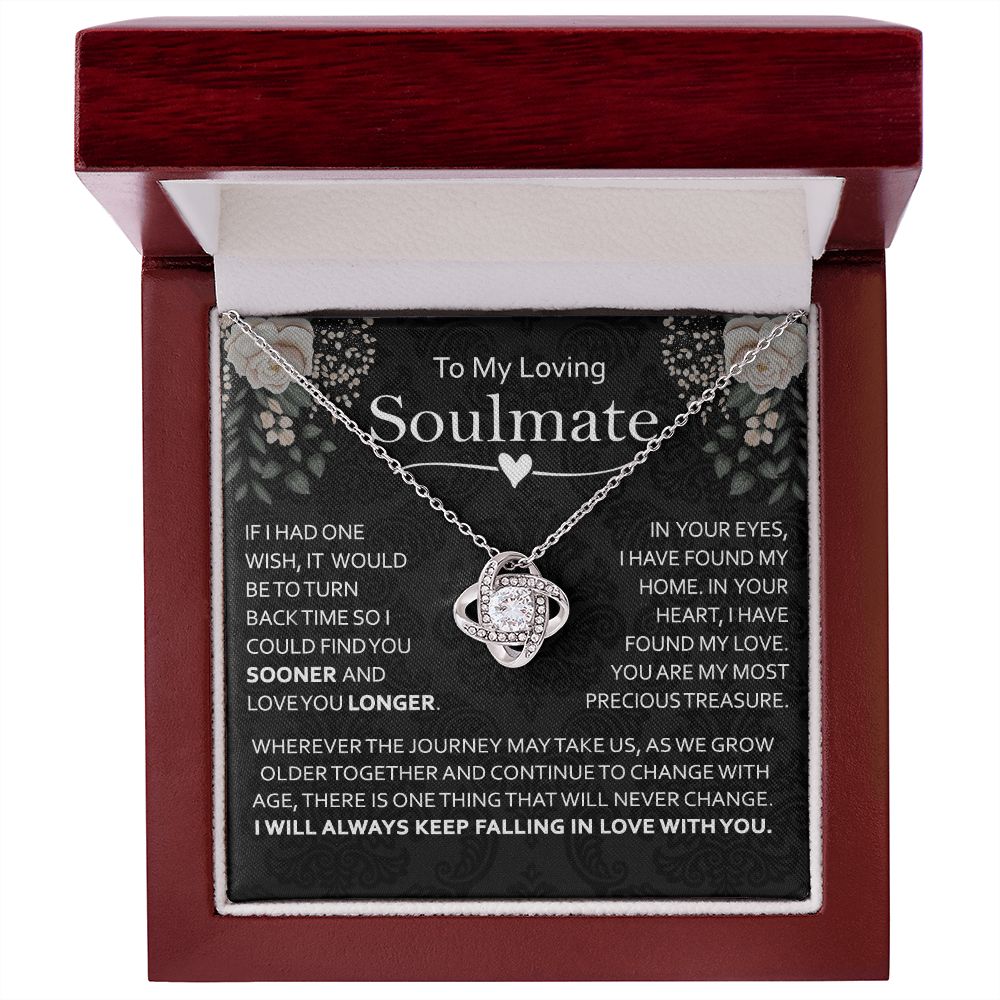 To My Loving Soulmate Forever Love Necklace
