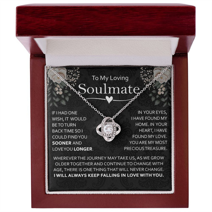 To My Loving Soulmate Forever Love Necklace