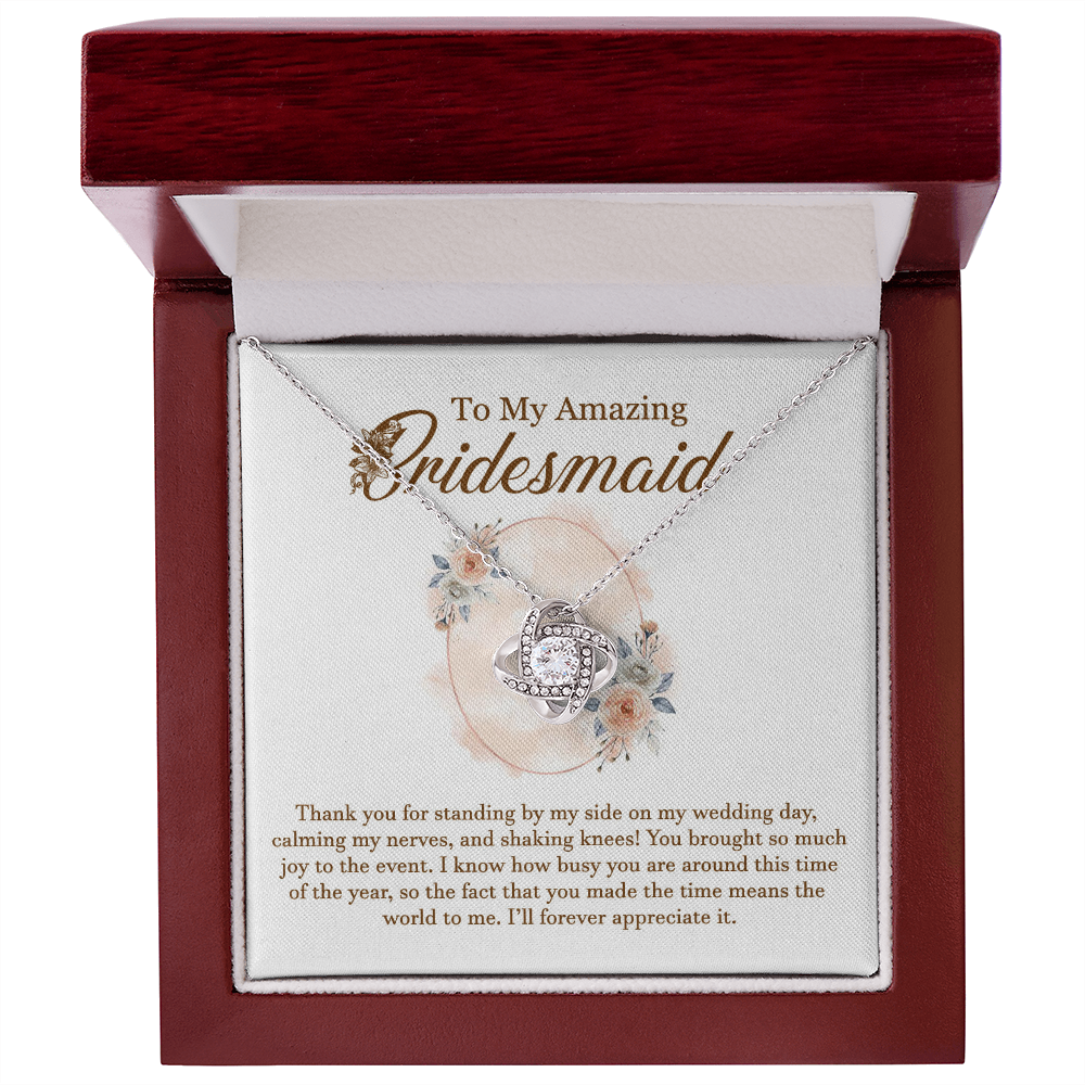 Bridesmaid Thank You Necklace Gift Box