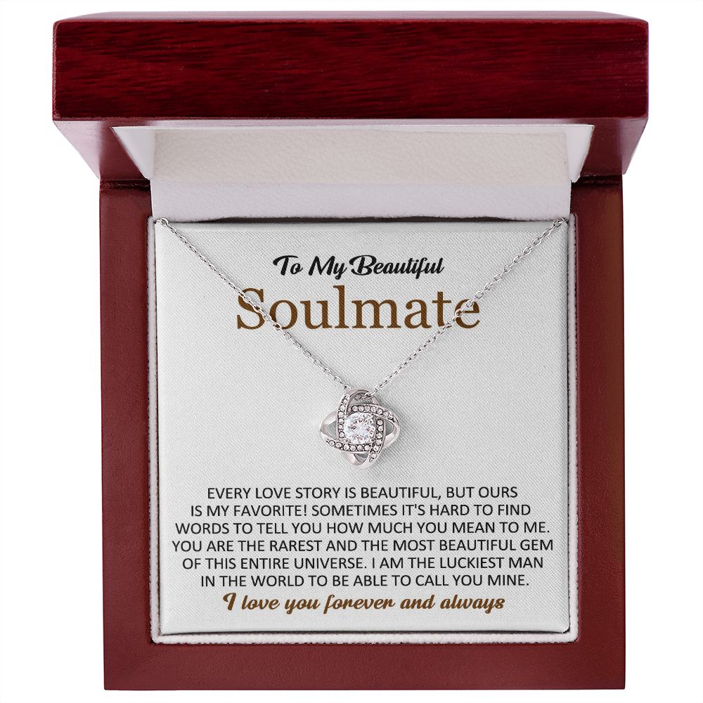 Wife Necklace, To My Soulmate Necklace €“ Soulmate Gift €“ Wife Gift € –  Rakva