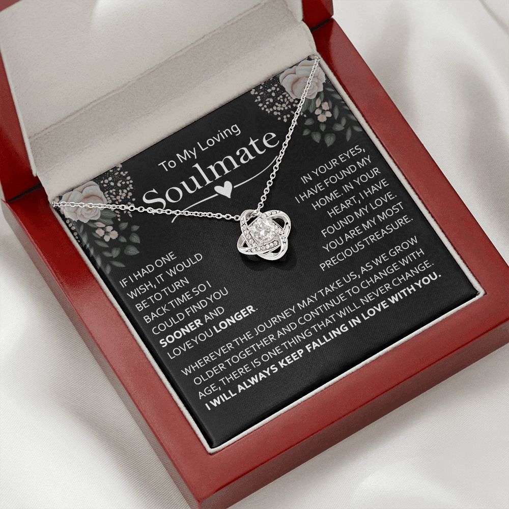 To My Loving Soulmate Forever Love Necklace