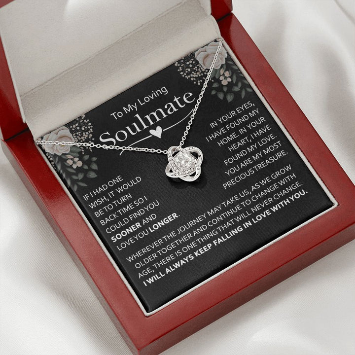 To My Loving Soulmate Forever Love Necklace