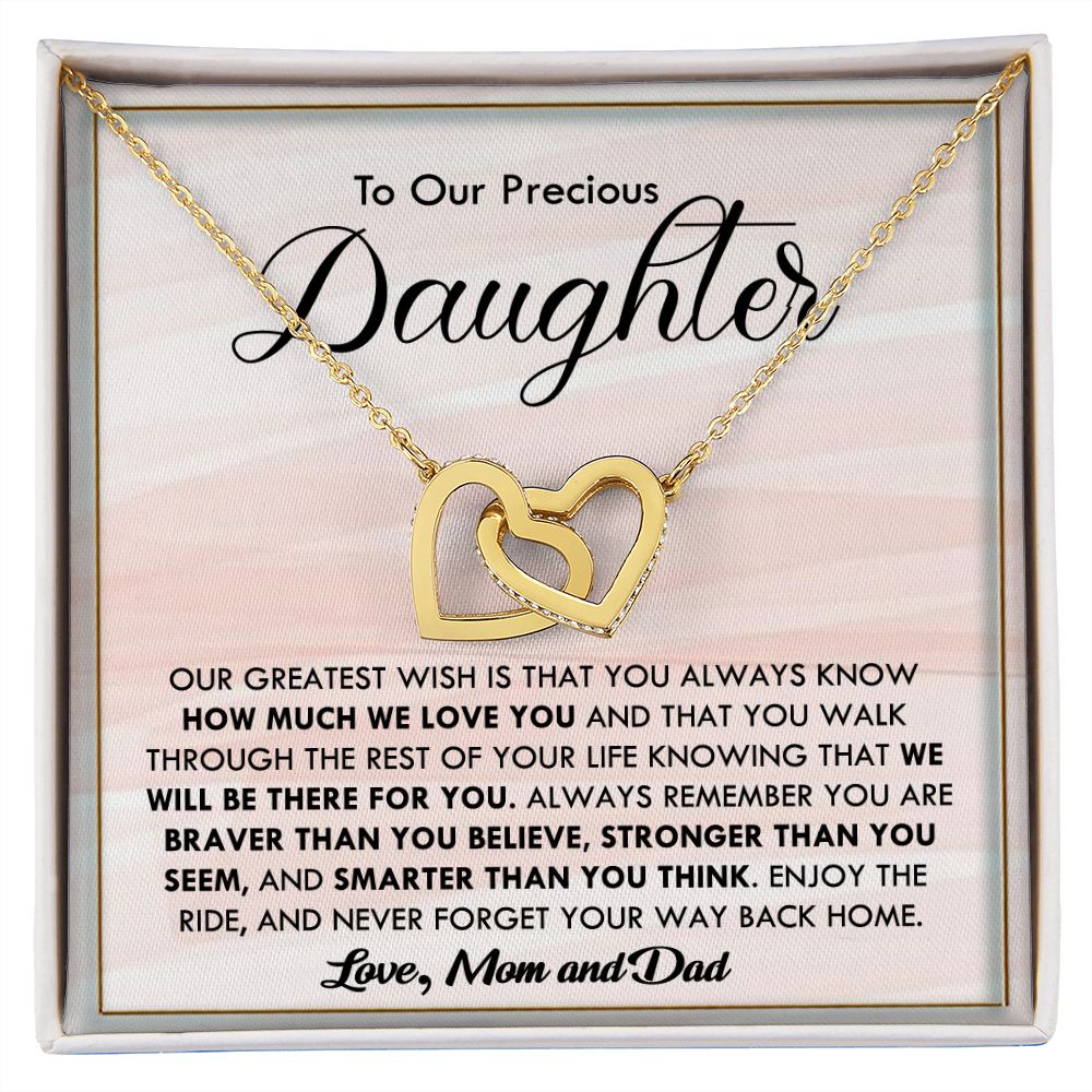 Precious Gift for Daughter From Mom and Dad