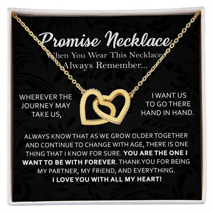 Forever Promise Interlocking Hearts Necklace