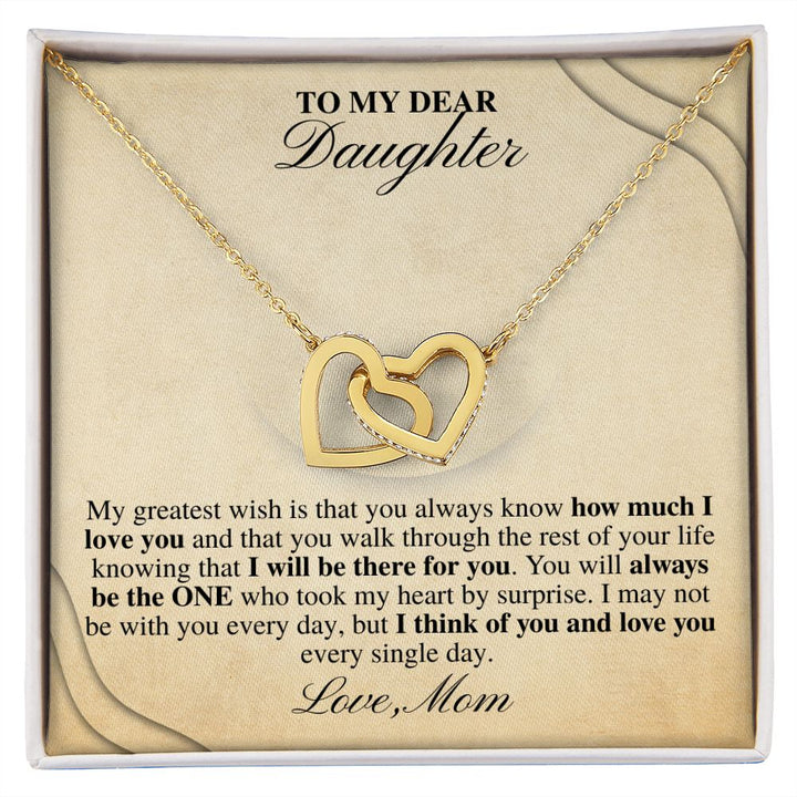 Always With You Mom Daughter Necklace