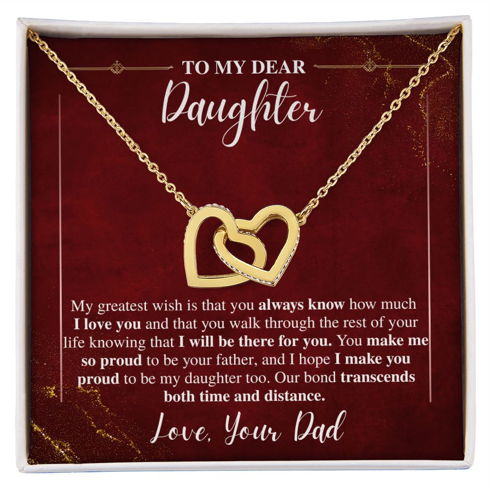 Daughter Gift (From Dad) | Father to Daughter Necklace, Birthday Gift –  StuffGinaSaysStore