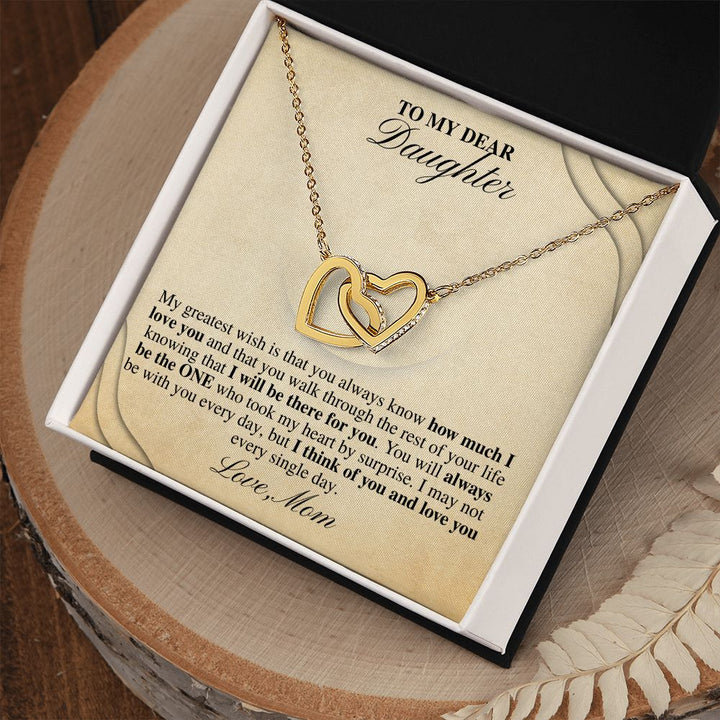 Always With You Mom Daughter Necklace