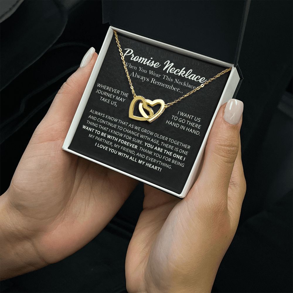 Forever Promise Interlocking Hearts Necklace