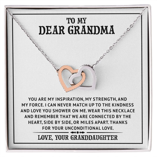 Loving Gift For Grandma From Granddaughter