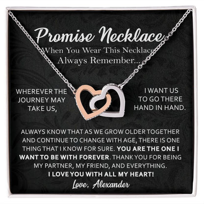 promise necklace for her