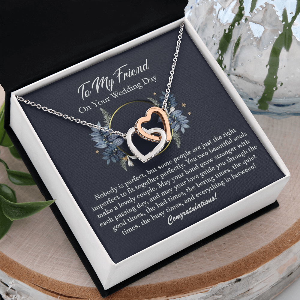 To My Best Friend on Her Wedding Day Necklace, Bride Gift From Maid of  Honor, Best Friend Gift to Bride Jewelry, Wedding Gift to Best Friend - Etsy
