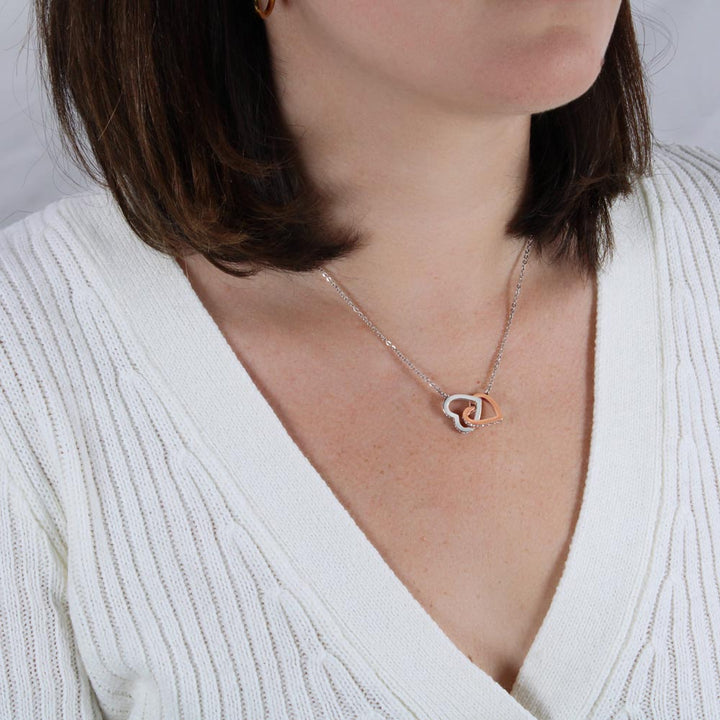 To My Awesome Daughter – Love Mom Necklace