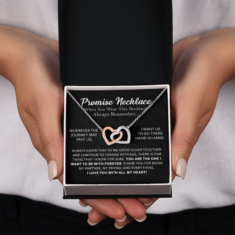 Forever Promise Interlocking Hearts Necklace