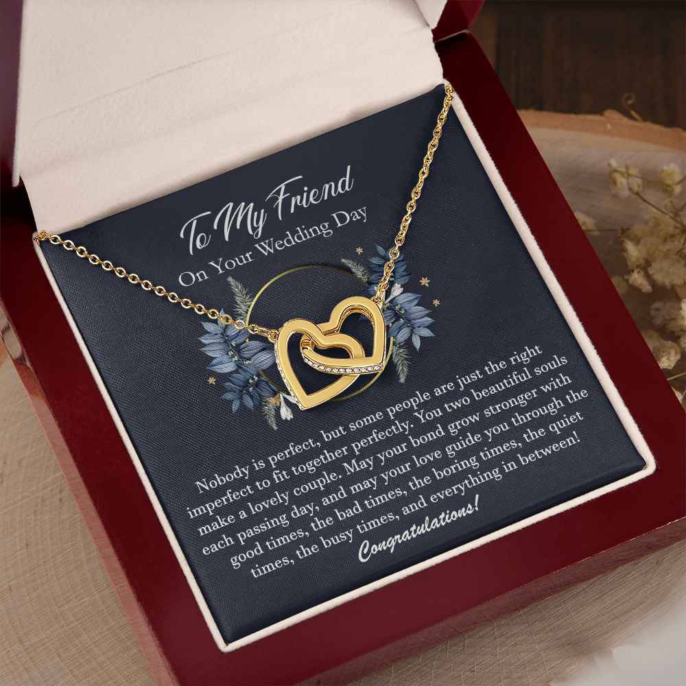 Buy To My Best Friend on Her Wedding Day, Best Friend Bride Gift, Best Friend  Wedding Gift, Wedding Card Message for Friend, Heart Charms Online in India  - Etsy