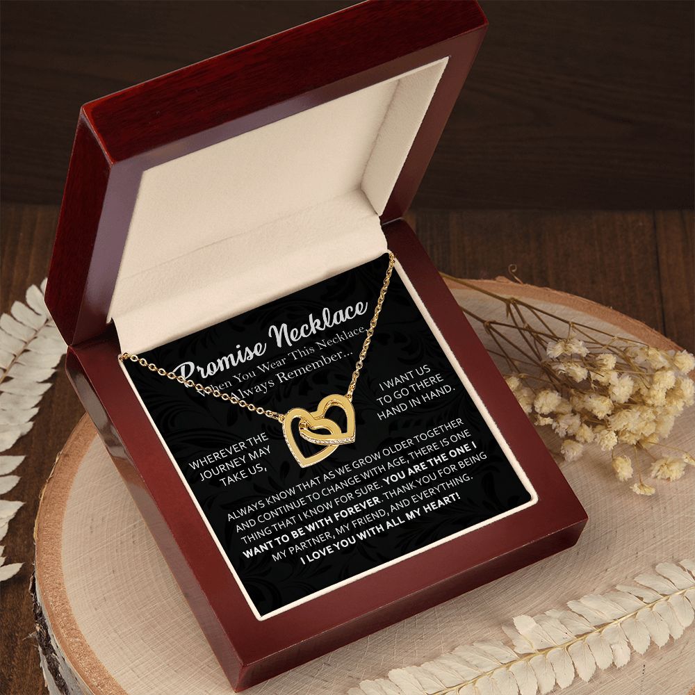 Forever Promise Interlocking Hearts Necklace