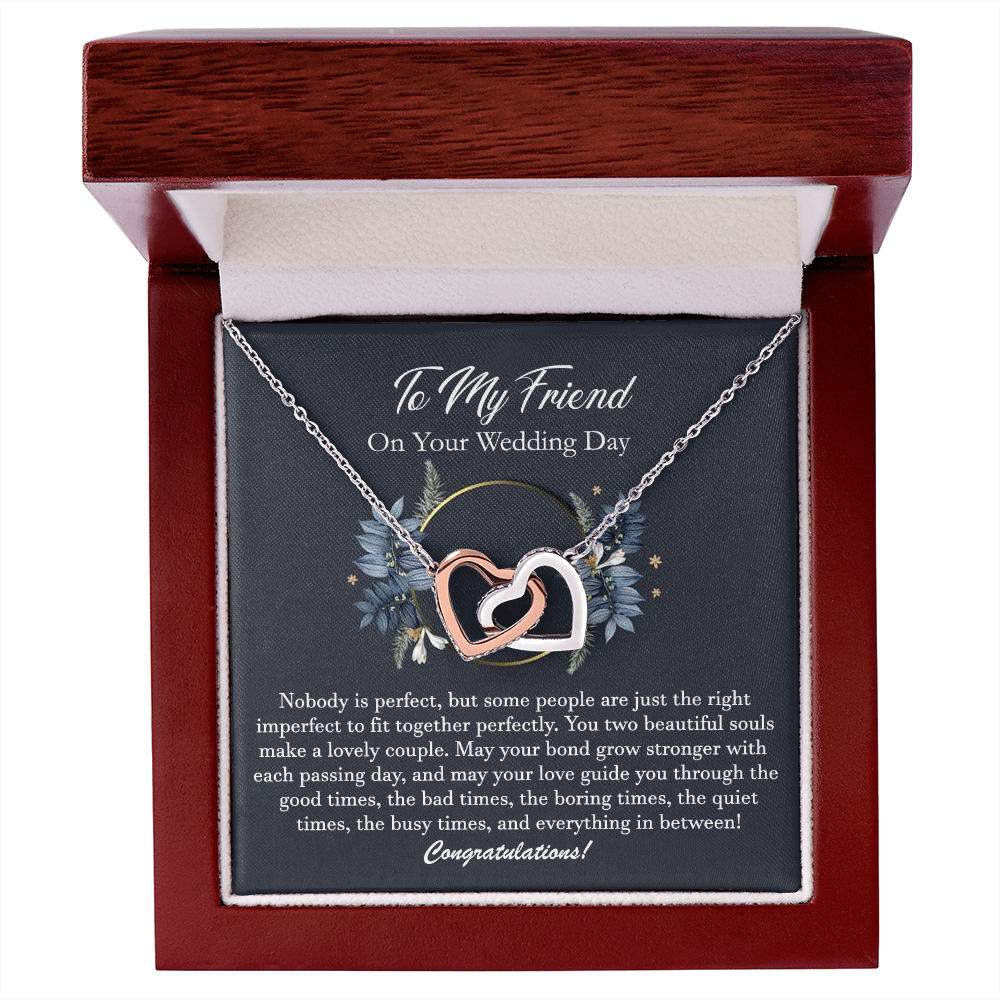 To My Best Friend On Your Wedding Day Best Friend Wedding Gift, Bride Gift  From Maid Of Honor, Best Friend Gift To Bride On Wedding Day, Best Friend  To Bride Necklace -