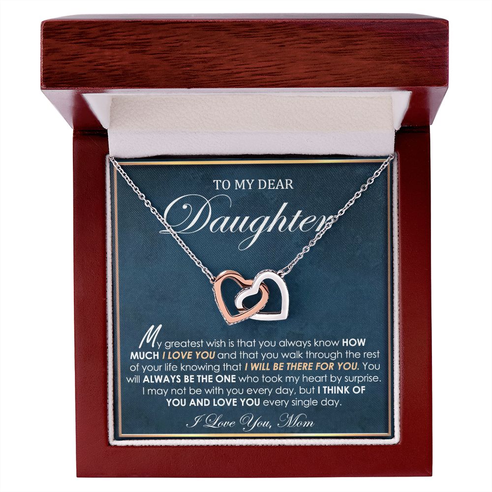 Mother and daughter necklace