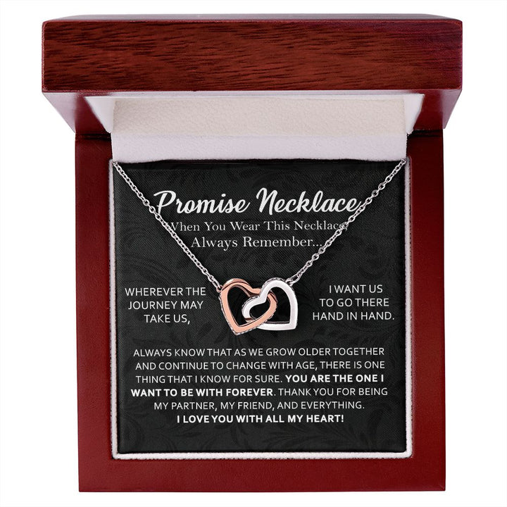 Forever Promise Interlocking Hearts Necklace