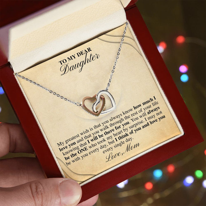 Always With You Mom Daughter Necklace