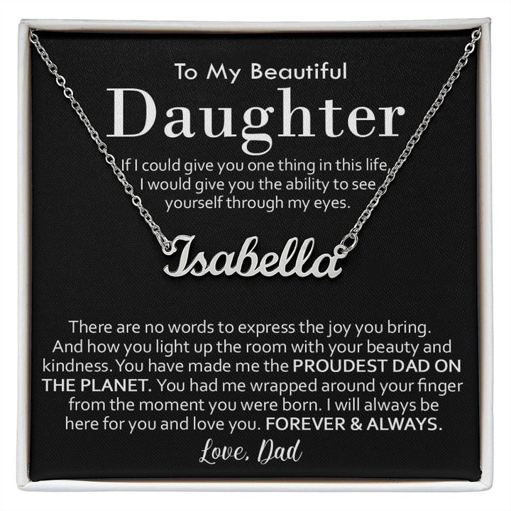 dad to daughter gift