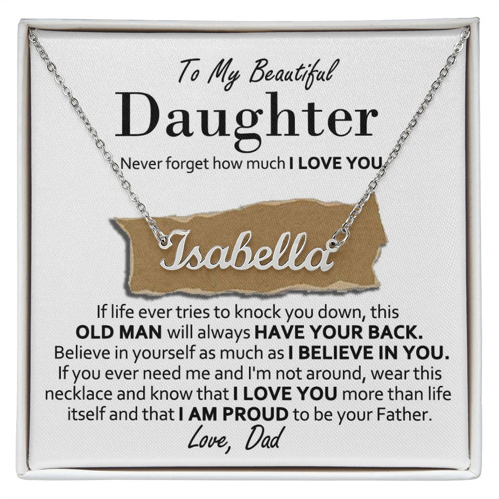 dad to daughter gift