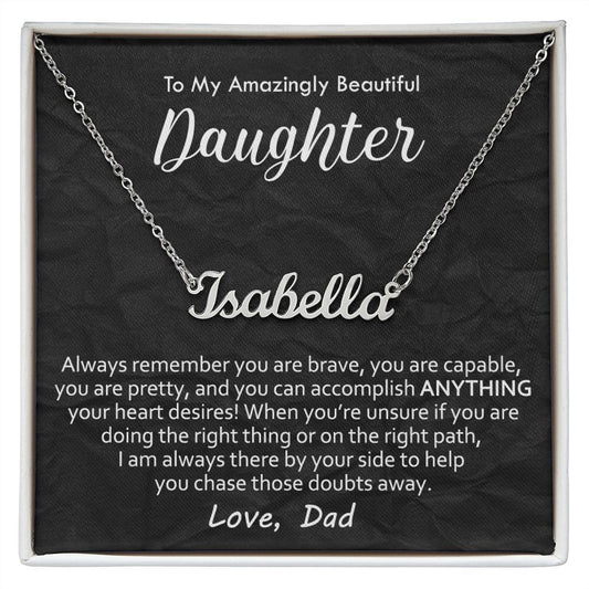 personalized necklace for daughter