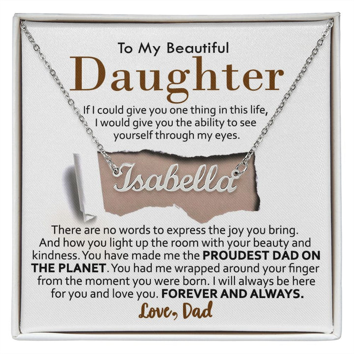 necklace gift for daughter