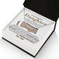Proud Dad To Daughter Gift - Personalized Name Necklace