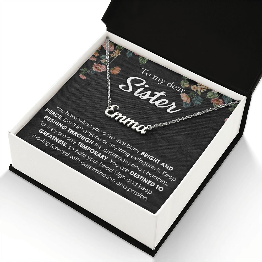Life Is Sweeter With a Sister - Personalized Gifts Custom Wooden Ornam —  GearLit