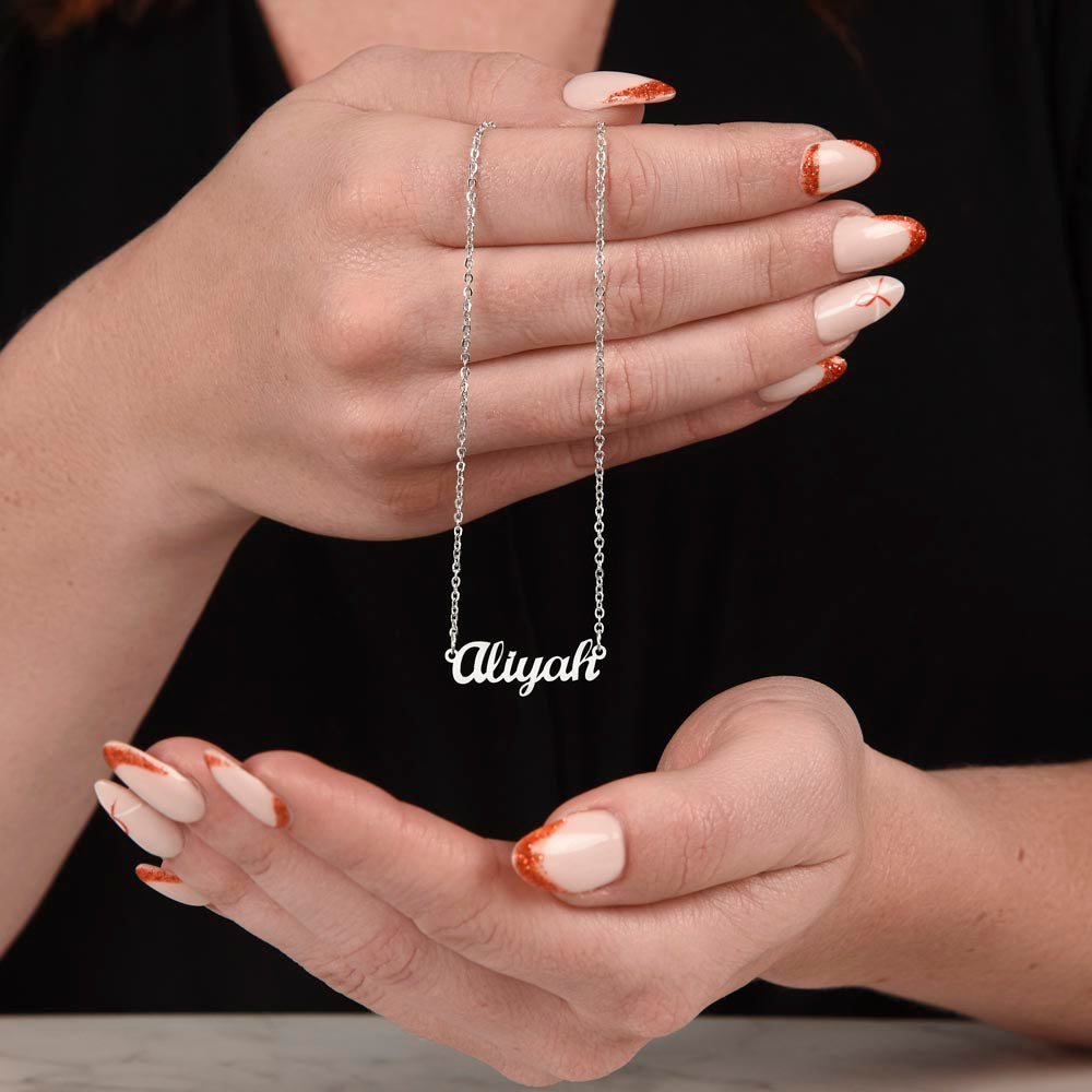 Personalized Name Necklace - Gift From Dad To Daughter