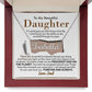 Proud Dad To Daughter Gift - Personalized Name Necklace