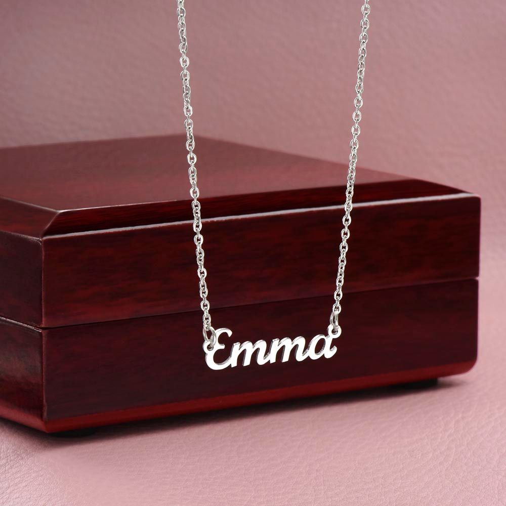 To My Daughter Personalized Name Necklace