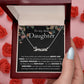To My Daughter Personalized Name Necklace
