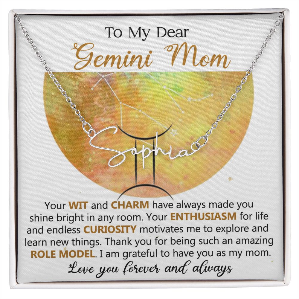 zodiac sign gift mom
