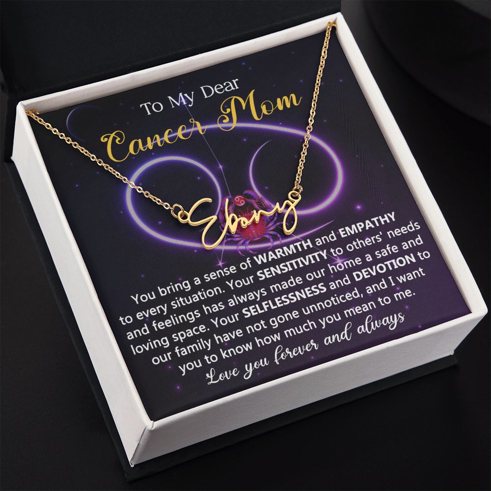 Gift for Cancer Mom - Zodiac Sign Gift
