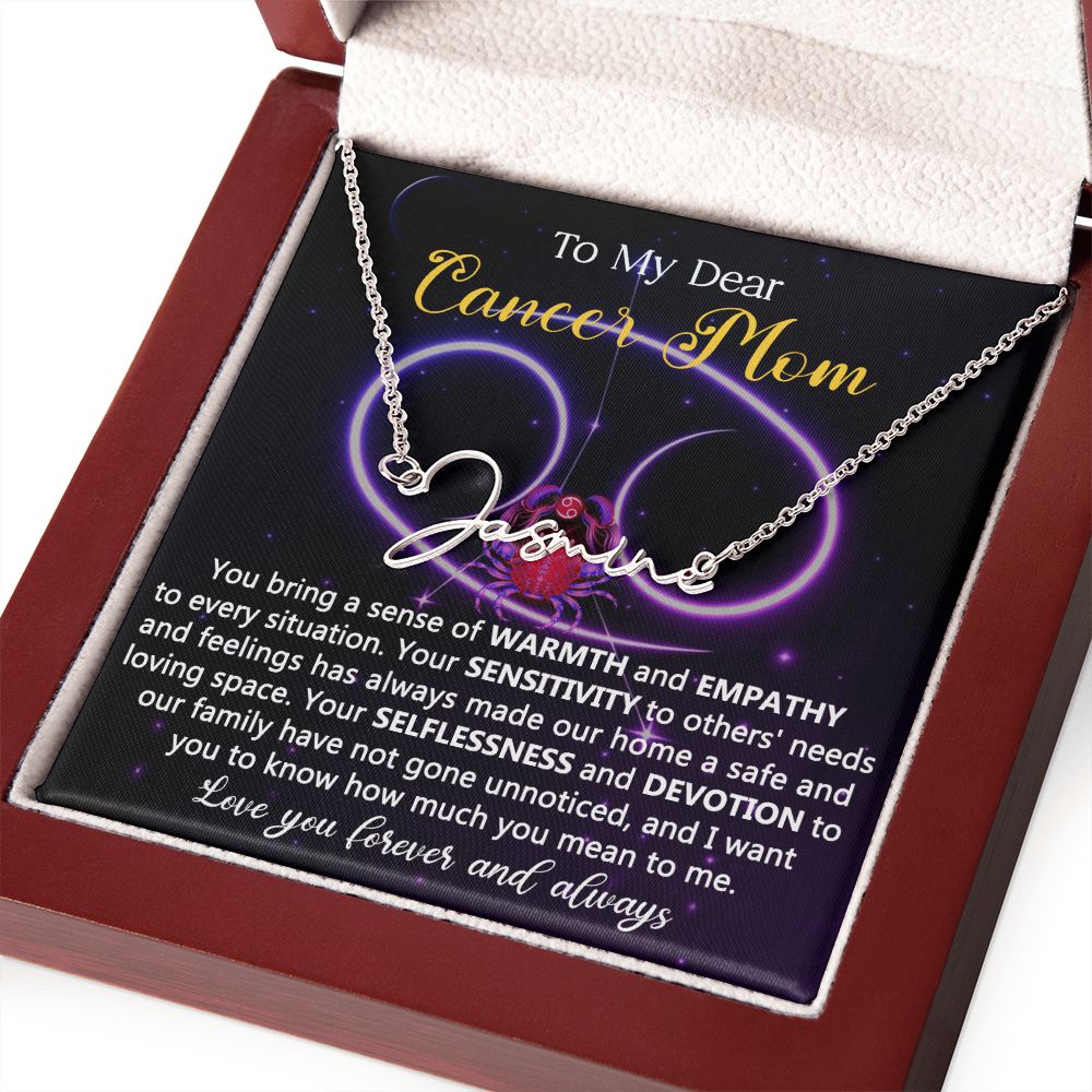 Gift for Cancer Mom - Zodiac Sign Gift