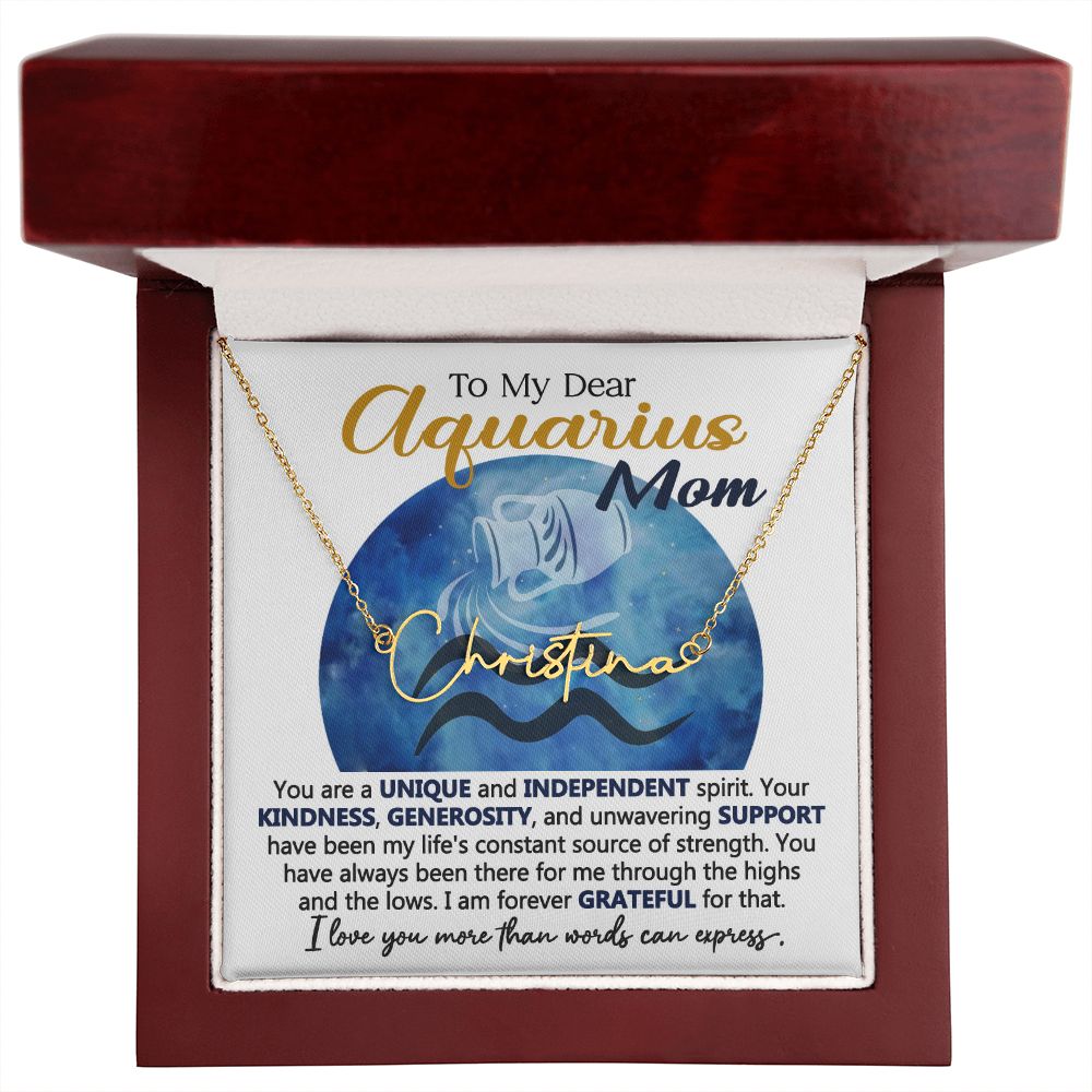 birthday gift for aquarius mom