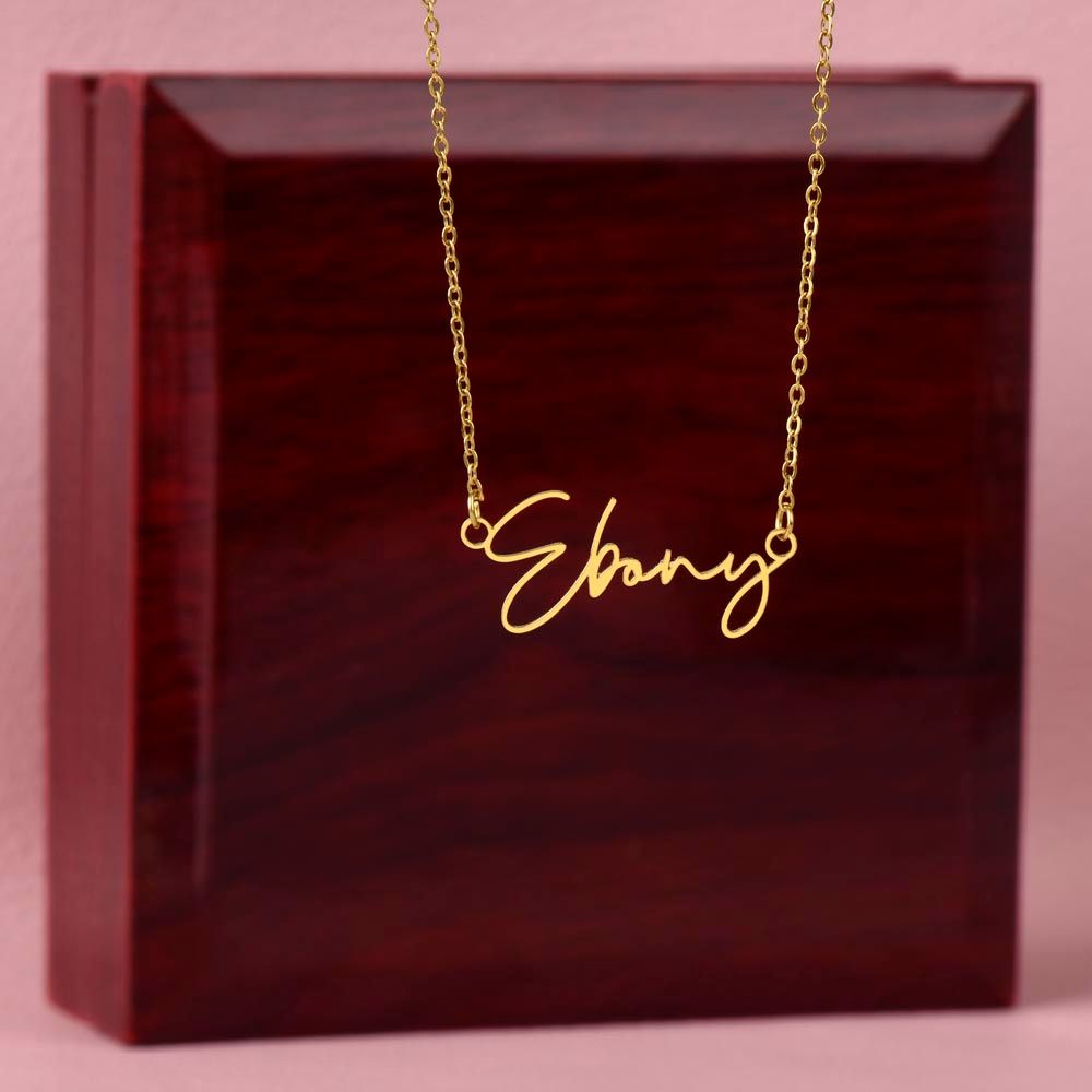 Cancer Mom Personalized Name Necklace Gift