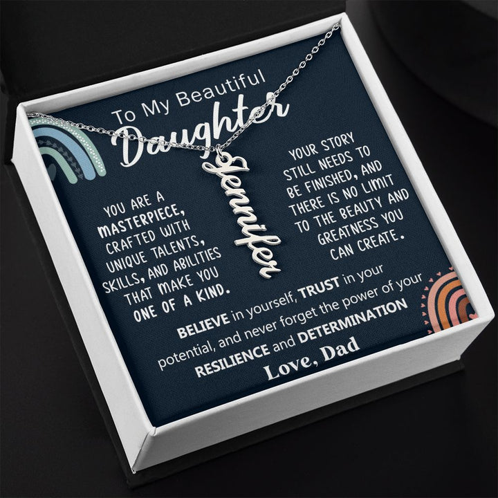 Custom Name Necklace for Daughter – One of a Kind