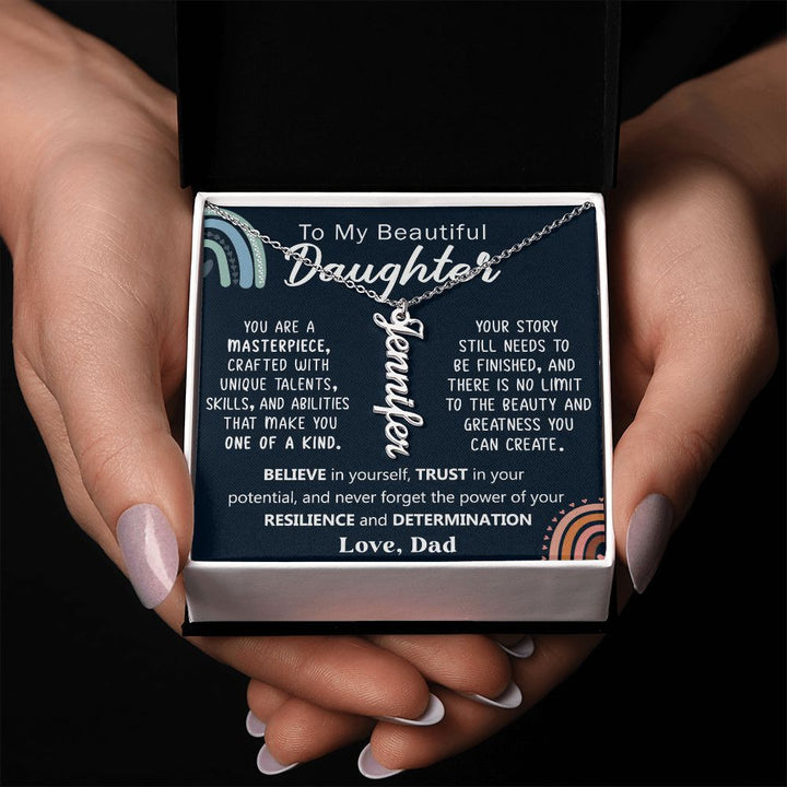 Custom Name Necklace for Daughter – One of a Kind