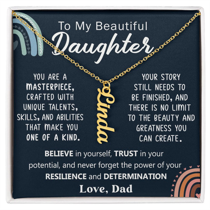 Custom Name Necklace for Daughter – One of a Kind