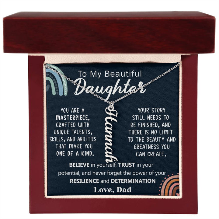 Custom Name Necklace for Daughter – One of a Kind