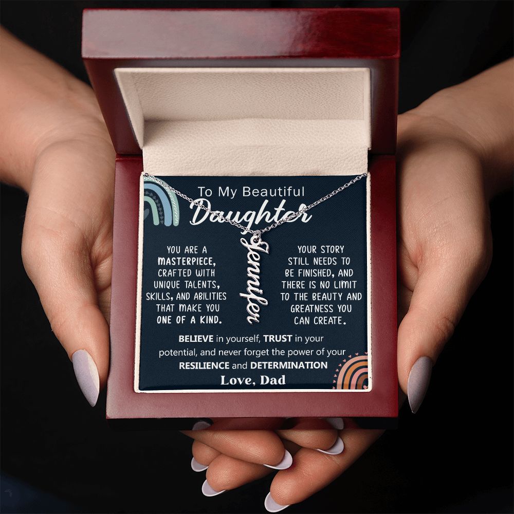 Custom Name Necklace for Daughter – One of a Kind