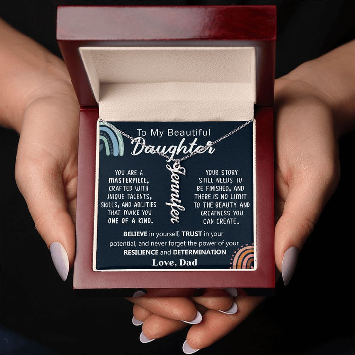 Custom Name Necklace for Daughter – One of a Kind