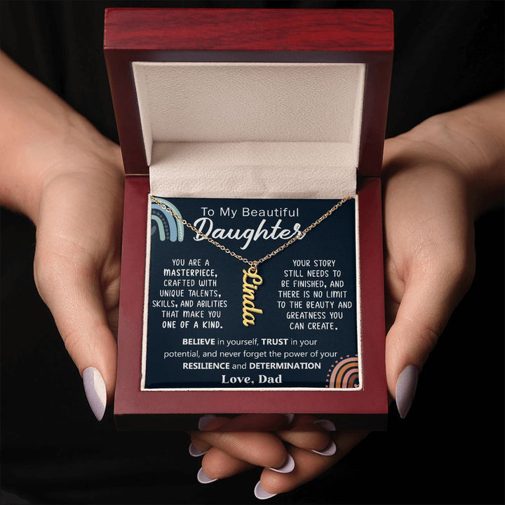 Custom Name Necklace for Daughter – One of a Kind